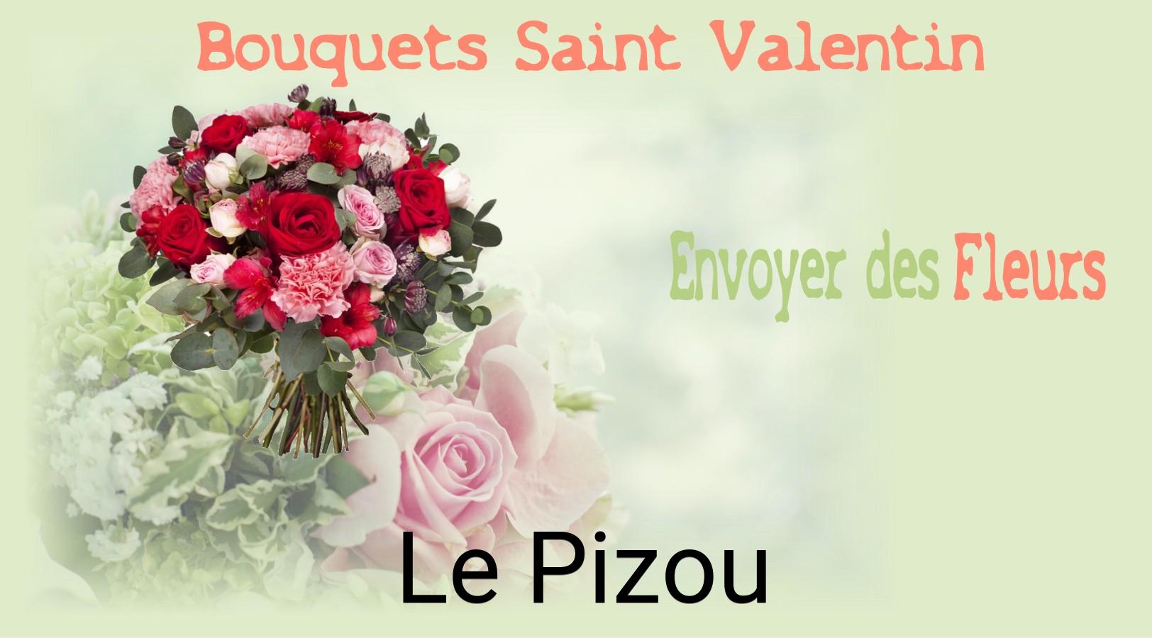 Roses de Saint-Valentin livrées à Le Pizou